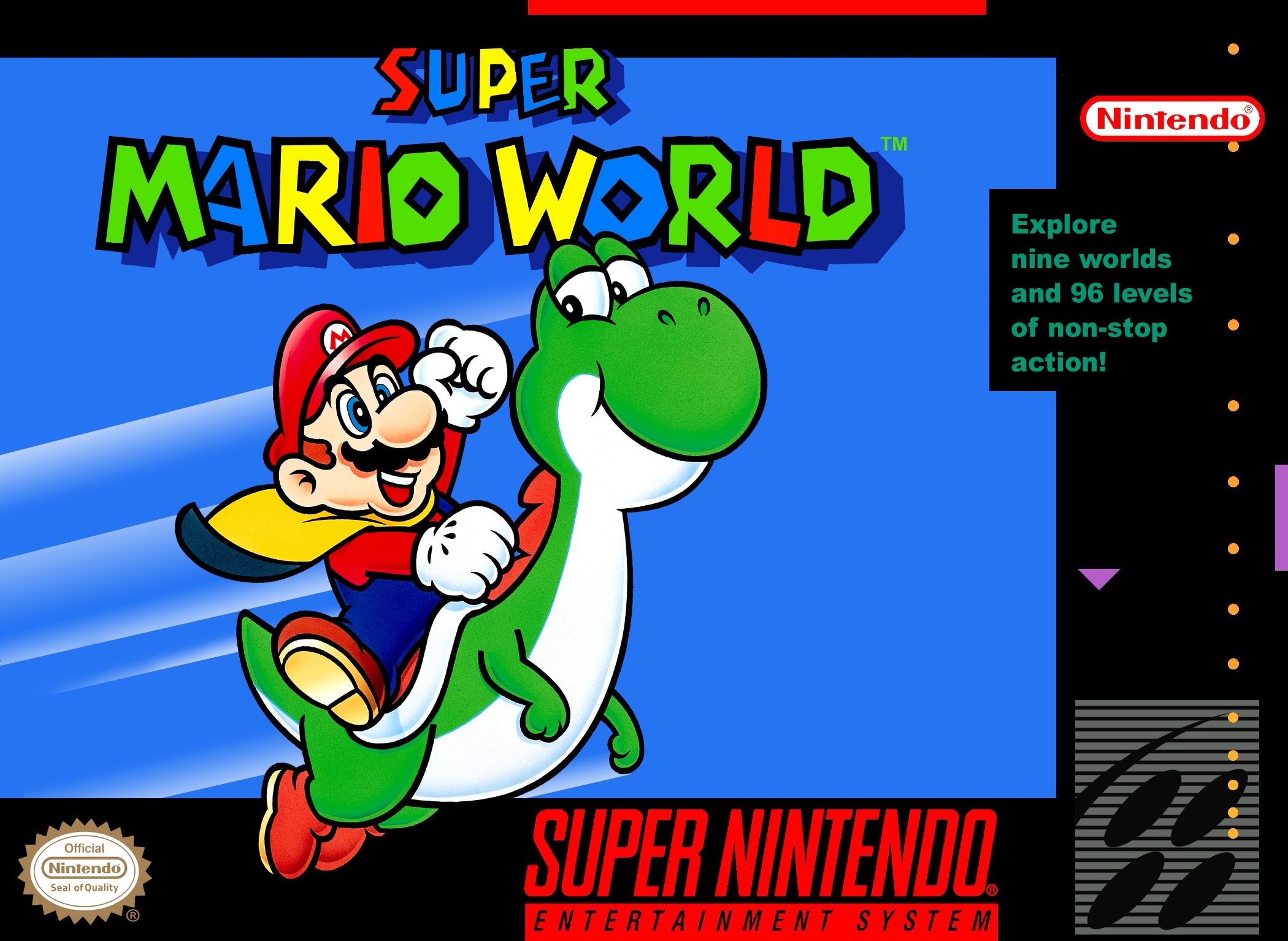 Super Mario World box art